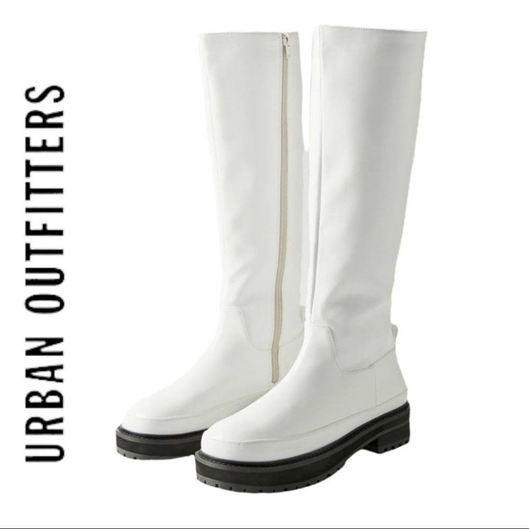 Urban Outfitters Shoes - NEW! UO Lacey Tall Boots in White